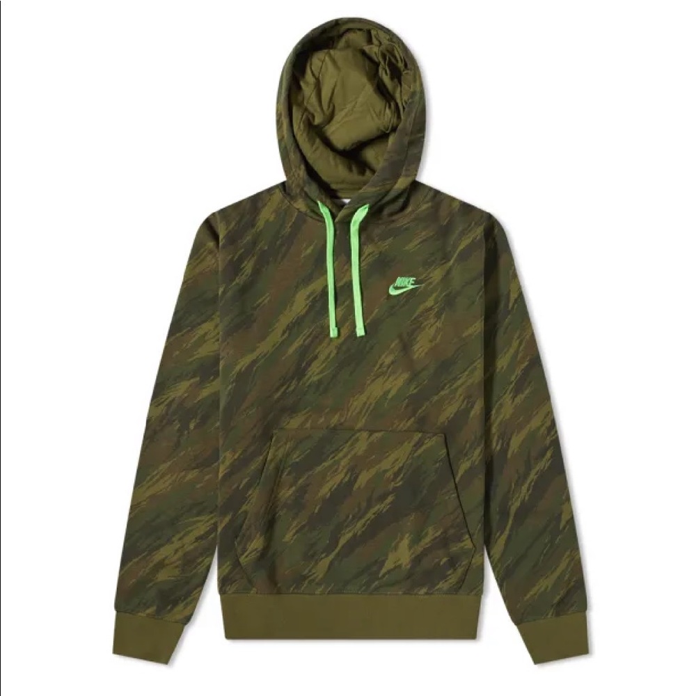 Nike Tiger Camo Hoodie, Men’s Small